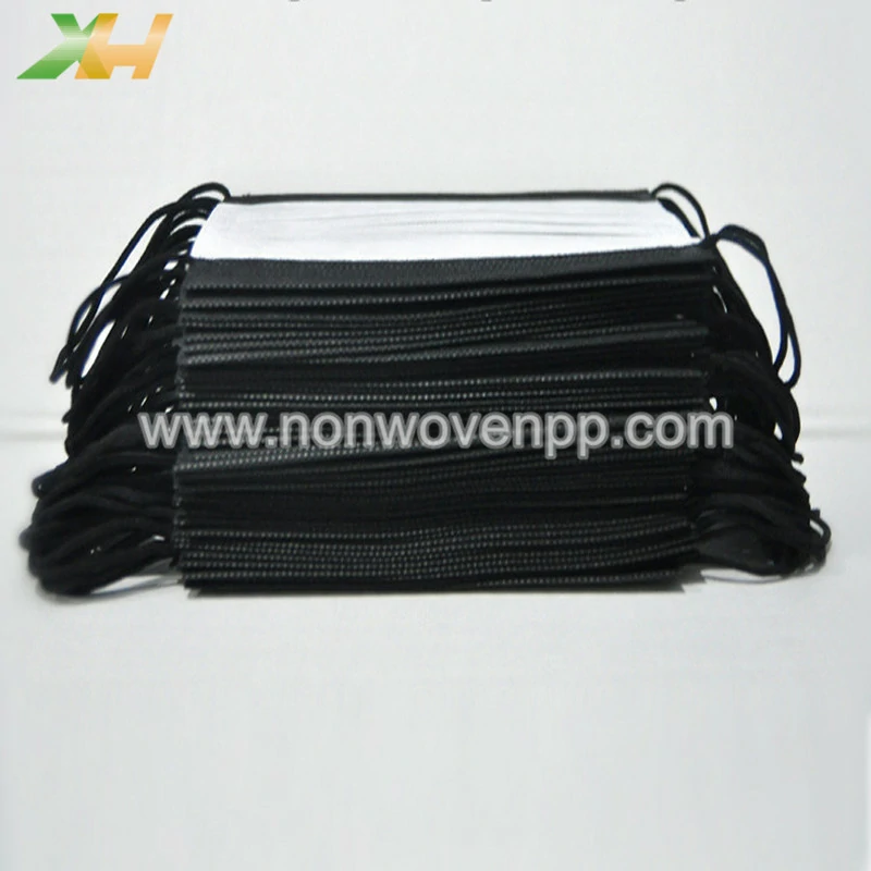 black non woven mask